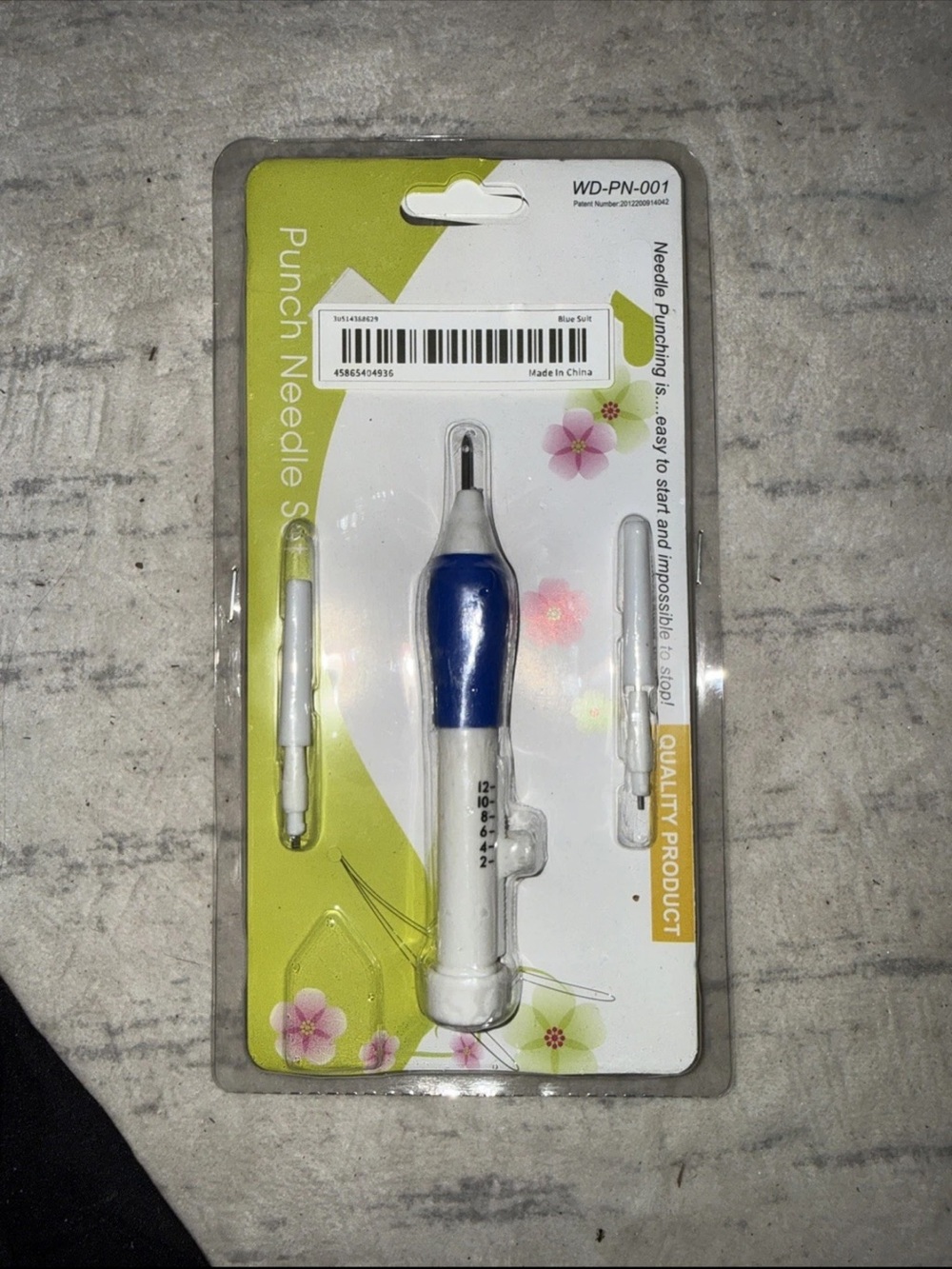 NEW Punch Needle Embroidery Tool Set WD-PN-001 Adjustable Pen Threader Craft Kit